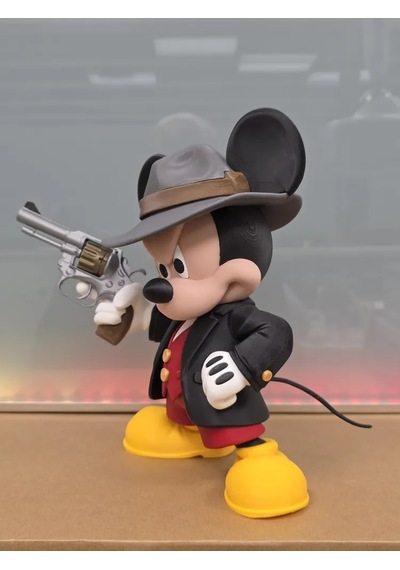 Gangster Mıckey Mause Figür 20cm-3d Baskı-kolleksiyonluk Biblo