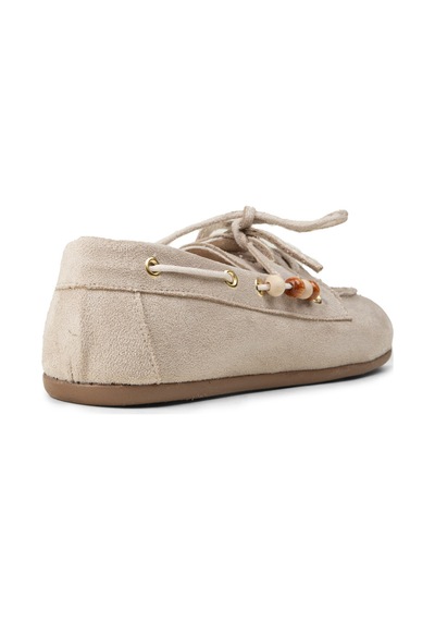 Deery Kadın Bej Bağcıklı Loafer Ayakkabı - K2903zbejm01