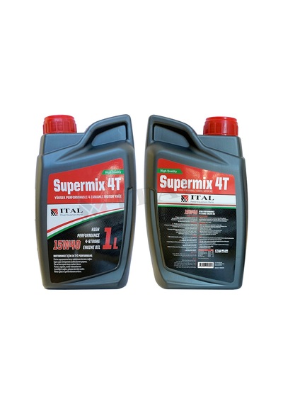 Ital 4 Zamanlı Motor Yağı Supermix 1 Lt 15w-40
