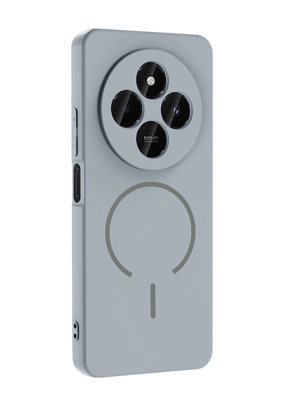 Xiaomi Redmi 14c 4g Kılıf Magsafe Destekli Kamera Korumalı Yumuşak Silikon Pazarplus Turuncu