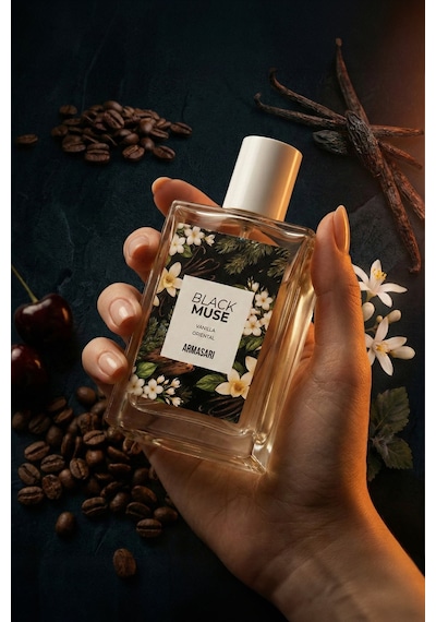 Armasari Black Muse Kalıcı Kadın Parfüm 50ml Oryantal & Vanilya Portakal Çiçeği, Kahve, Paçuli Oryantal - Vanilya