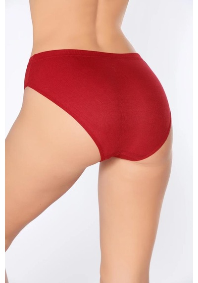 12 Adet Tutku Elit Bayan Bambu Kombel Bikini Külot Karışık Renk 2710 Çok Renkli