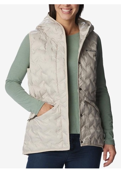 Columbia Columbıa Wk8716 Delta Rıdge Iı Down Hooded Vest Beyaz