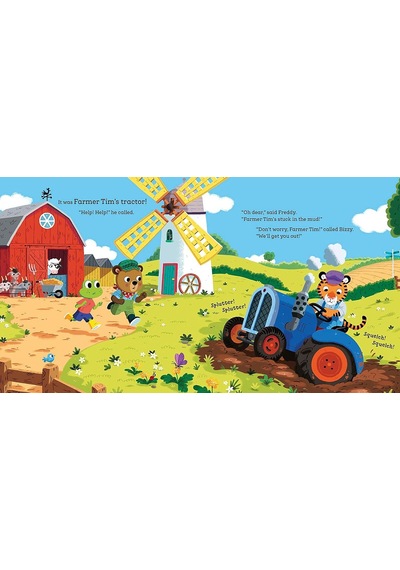Nosy Crow Bizzy Bear Tractor Trouble Hb