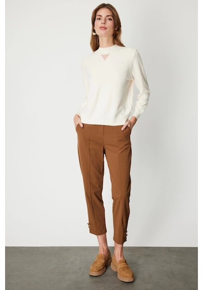 On Fashion Pul Detaylı Kadın Bej Kazak 60345 Bej