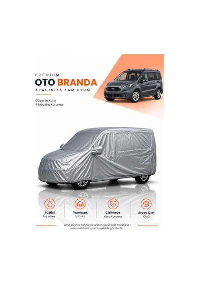 Ford Tourneo Connect V408 2020-2022 Kombi Uyumlu Araba Brandası Oto Branda Araba Örtüsü