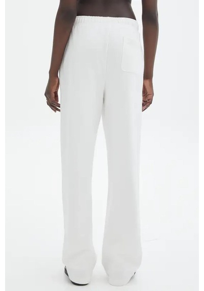 Madmext Beyaz Wide Leg Basic Eşofman Altı Mg1916-beyaz Beyaz
