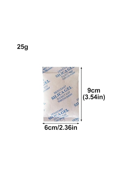 10 Adet 25 Gr Silikajel Nem Alıcı Silika Jel Rutubet Önleyici Küf Giderici Desiccant