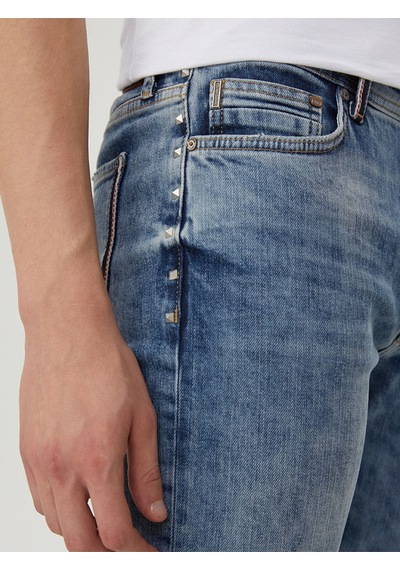 Justin Skinny Fit Erkek Pantolon Lacivert