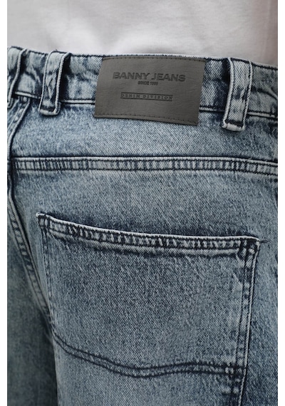 Banny Jeans Erkek Skater Fit Jean Pantolon Buz Mavisi S