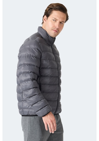 Slazenger Braum Erkek Koyu Gri Mont & Kaban Koyu Gri