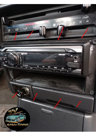 Mazda 3.23 Radio Mask Teyp Çerçevesi