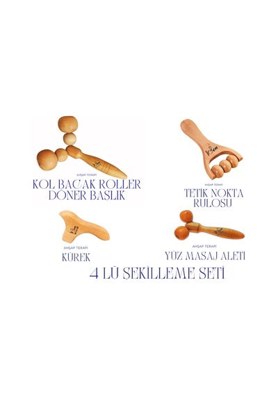 Maderoterapi 4'lü Set Yüz Ve Vücut Başlangıç Set