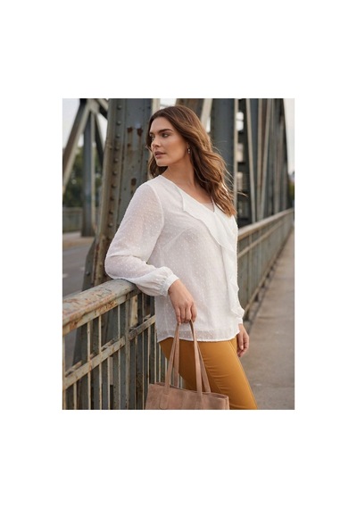 Hanezza Kadın Büyük Beden Önü Fırfır Detaylı Beyaz 42-54 Silky Şifon Bluz Iç Askılı Bluz Ile Gönderilir Beyaz - 30872078 Beyaz Hanezza Kadın Büyük Beden Önü Fırfır Detaylı Beyaz 42-54 Silky Şifon Bluz Iç Askılı Bluz Ile Gönderilir Beyaz - 30872078 Beyaz