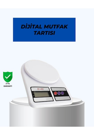 Mey İthalat Taşınabilir Dijital Terazi Çift Ölçü Birimi Destekli Çok Renkli 06643038