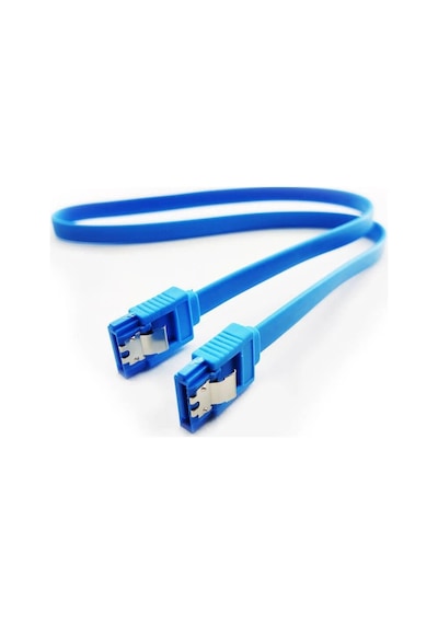 Koodmax Sata 3.0 Data Kablosu Mavi - Sata 3.0 L Tipi Veri Kablo - 2 Adet - 41.5 Cm