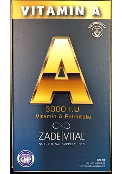 Zade Vital A Vitamini Blister 30 Kapsül