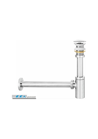 Yak Minimal Süzgeçli Sabit Kapaklı Lavabo Sifonu 102119059 Krom