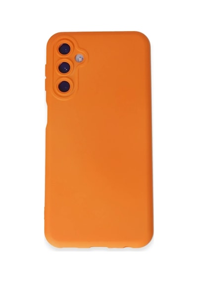 Samsung Galaxy M14 5g Kılıf Nano İçi Kadife Silikon - Turuncu 0.2M-Çok Renkli