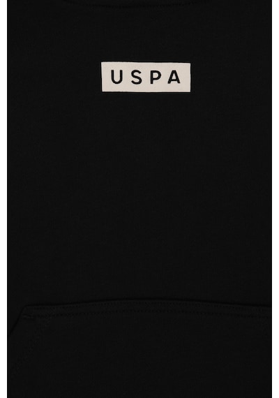 U.S. Polo Assn. Erkek Çocuk Siyah Kapüşonlu Sweatshirt 50293515-VR046