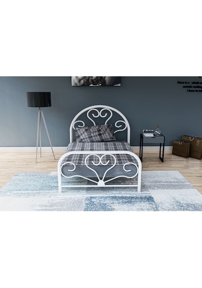 Metalia Gm 118 Baby Tek Kişilik Metal Karyola 90X190 Beyaz