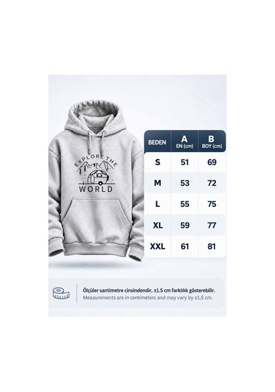 North Whiskers Explore The World Baskılı Unisex Hoodie Karavan Ve Kamp Temalı Kapüşonlu Sweatshirt Gri - 931400201 Gri - 931400201 Gri North Whiskers Explore The World Baskılı Unisex Hoodie Karavan Ve Kamp Temalı Kapüşonlu Sweatshirt Gri - 931400201 Gri - 931400201 Gri
