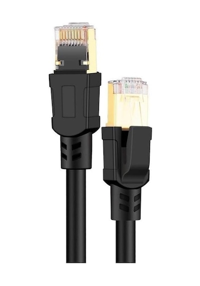 Tkz 1352 Cat8 0.5 Metre 40gbps S/ftp 2000mhz Yüksek Hızlı 26 Awg Kablo, S/ftp Esnek Korumalı Bükümlü Çift 25/40 Gb/sn Rj45 8p8c Altın Kaplama Cat8 İnternet Kablosu 0.5 Metre Cat8 1352