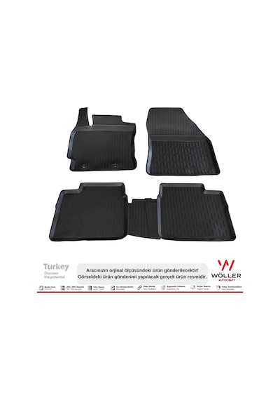 Toyota Corolla Uyumlu Paspas 2013 - 2018 Arası 3D Havuzlu Wöller Paspas