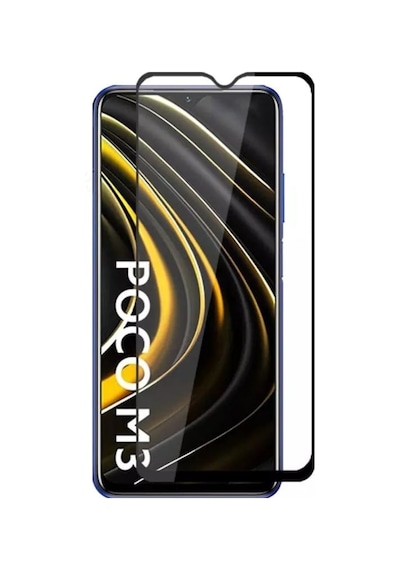 Xiaomi Poco M3 Kılıf Negro Karbon Dizaynfull Ekran Koruyucu  (510539161)