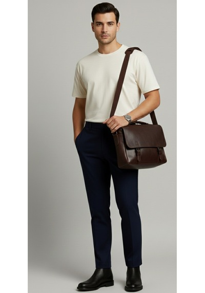 Bürke Erkek Lacivert Renk Slim Fit Kaliteli Kumaş Pantolon