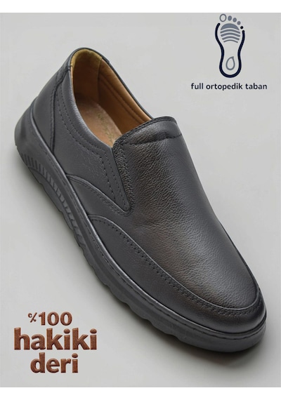 Ispartalılar 1387 Tam Ortopedik Taban %100 Hakiki Deri Erkek Ayakkabı Bağcıksız Casual Erkek Ayakkabı Siyah Ispartalılar 1387 Tam Ortopedik Taban %100 Hakiki Deri Erkek Ayakkabı Bağcıksız Casual Erkek Ayakkabı Siyah