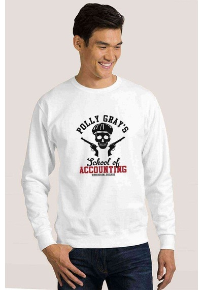 Peaky Blinders Polly Grays School Of Accounting Erkek Sweat