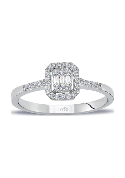 Lova 0,22 Karat Baget Pırlanta Yüzük - 1040518