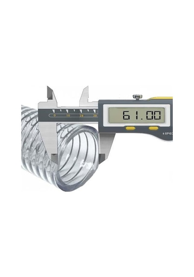 Şeffaf Telli Hortum - 50Mm 2" 5Mt