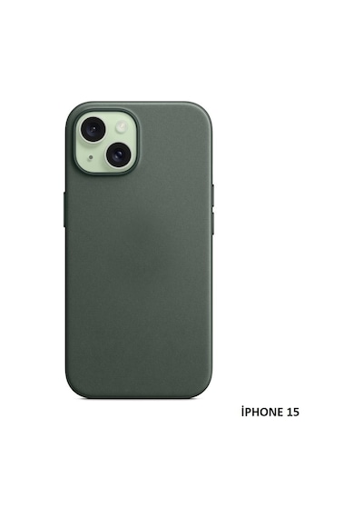 Apple Uyumlu iPhone 15 İçin Magsafe Özellikli Mikro Dokuma Kılıf