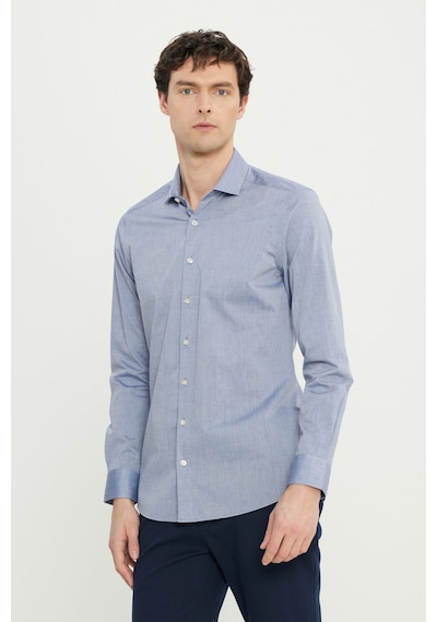AC&Co / Altınyıldız Classics Erkek Lacı Flamlı Slim Fit Dar Kesim Düğmeli Yaka Gömlek Lacı AC&Co / Altınyıldız Classics Erkek Lacı Flamlı Slim Fit Dar Kesim Düğmeli Yaka Gömlek Lacı