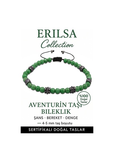 Sertifikalı Fasetli Aaa+ Terahertz Ve Aventurin Taşı Bileklik İ Çok Renkli
