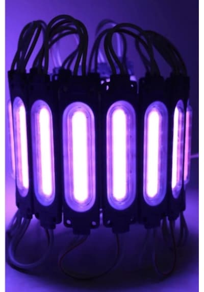 12 Volt 2 Watt Cob Led Modül Mor 10 Adet