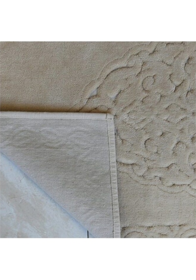 Cotton Eco 2li Pamuklu Banyo Paspas Seti Osmanlı Desen Bej Renkli