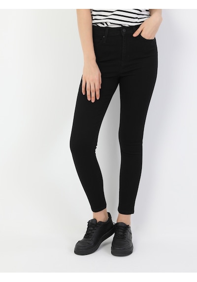 Colin's 760 Dıana Yüksek Bel Dar Paça Super Slim Fit Siyah Kadın Jean Pantolon CL1048676_Q1.V1_DN06933 Siyah