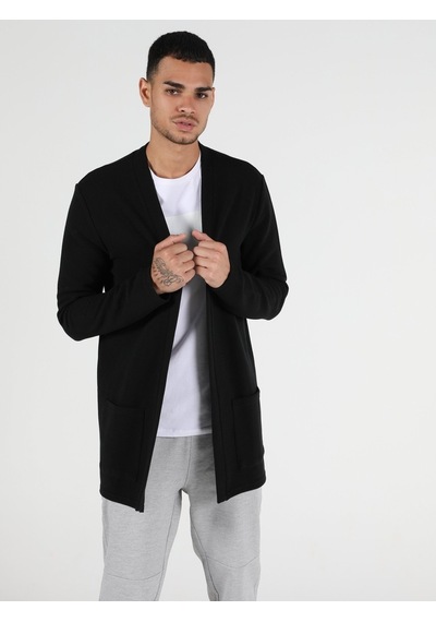 Colin's Regular Fit Erkek Siyah Hırka CL1050968_Q1.V2_BLK
