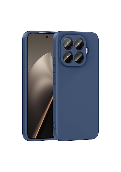 Xiaomi 15t Pro Kılıf Yumuşak Silikon Kamera Korumalı Lansman Pazarplus Lacivert