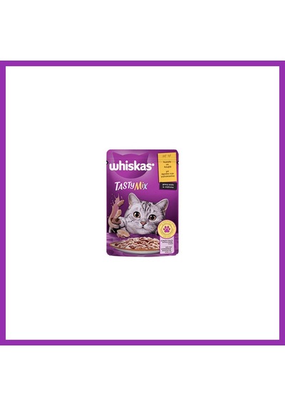 Whiskas Pouch Tastymix Sos İçinde Kuzulu Ve Hindili Yetişkin Kedi Konservesi 85 Gr Bty