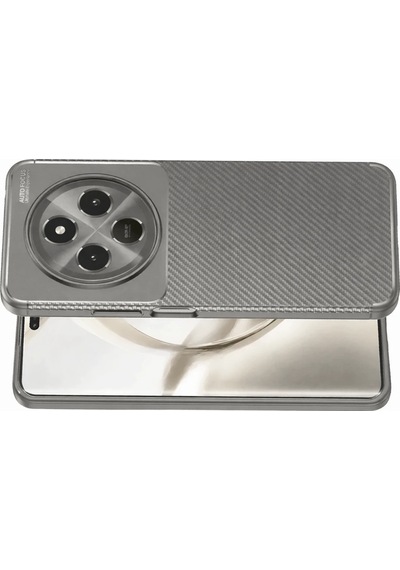 Cosmotex Newface Tecno Spark 30c Kılıf Auto Focus Karbon Kapak - Gri