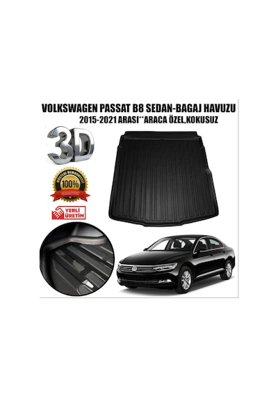 Vw Passat Bagaj Havuzu 2015-2022 Özel Üretim Kauck