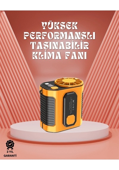 Hubrendy Tekno Sessiz Turbo Fan Kamp, Spor, Ofis İçin Taşınabilir Mini Soğutucu