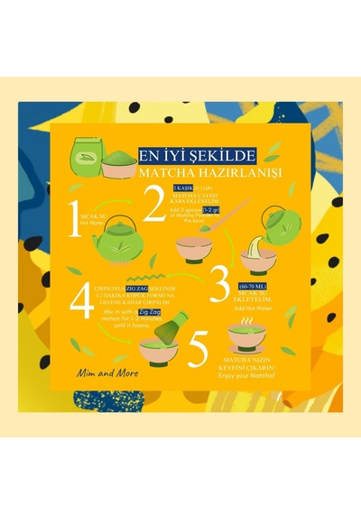 Mim and More Banana Matcha Muzlu Matcha 50 G