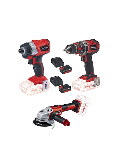 Einhell TE-CI 18 li BL TE-CD 18/50 Li-i BL Axxio 125 mm 2x4.0ah