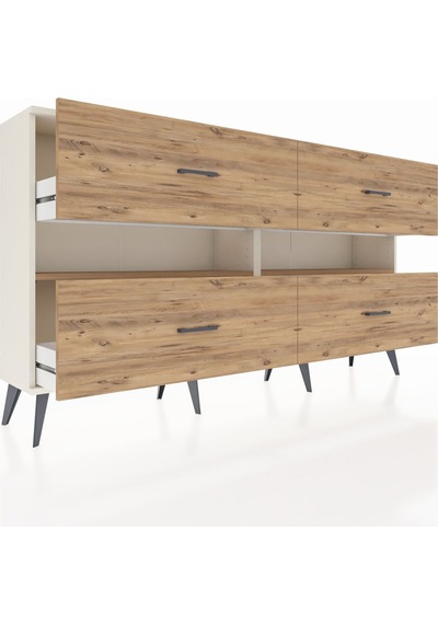 Arges Konsol 2 Raflı 4 Çekmeceli 176x30x99 Aytaşı-çam Atlas Çam/atlas Çam - Aytası Arges Konsol 2 Raflı 4 Çekmeceli 176x30x99 Aytaşı-çam Atlas Çam/atlas Çam - Aytası
