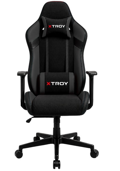 Xtroy Knight Model 140 Yatan, Kumaş Oyuncu Koltuğu Siyah